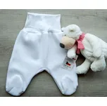 AMÁLKA Teplé polodupačky fleece-antipilling, bílé Velikost: 80