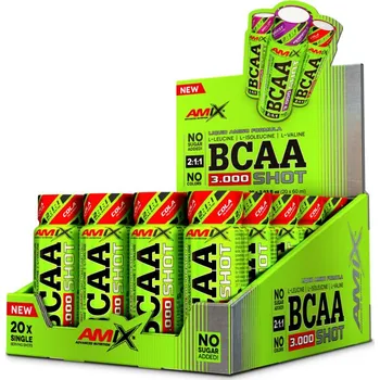 Aminokyselina Amix BCAA 3000 Shot 20 x 60 ml