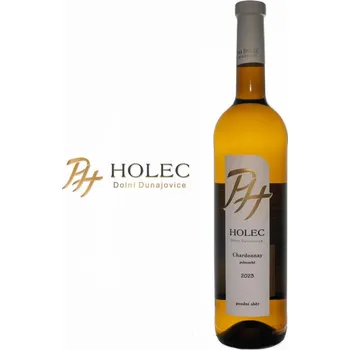 Chardonnay 2023, pozdní sběr, Víno Holec, polosuché