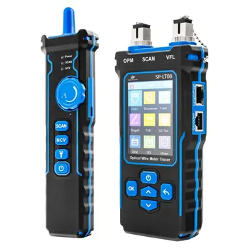 Tester kabelu Měřič a Tester optických kabelů a UTP Spacetronik SP-LT08, NCV