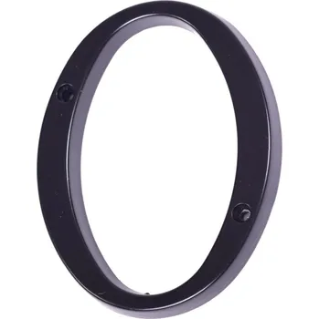Číslo "0" černé 120mm Černá