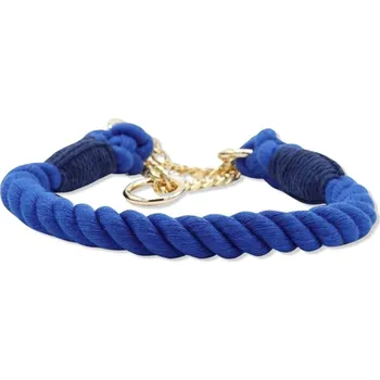 Obojek pro psa Polostahovací lanový obojek - námořník Barva: Modrá, Velikost: 27 - 31 cm