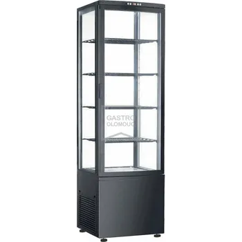 SAVE Vitrína chladící RT-235L, černá Varianta: Vitrína chladící RT-235L, černá