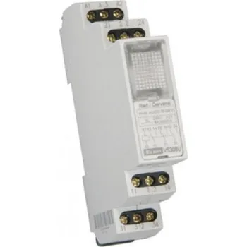 Relé VS 308U - pomocné třífázové relé 3x 8A s ovládací cívkou 12V-240V