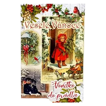 Vůně do bytu Soap Přírodní mýdlové vonítko do prádla 15g v krabičce - Veselé Vánoce