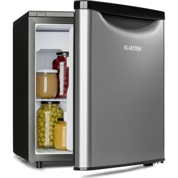 Lednice Klarstein Yummy 44.9cm 45L Mini Lednice Stříbrná (10045896)