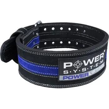 Opasek na cvičení Power System Powerlifting 3800 Barva: Modrá, Velikost: XL