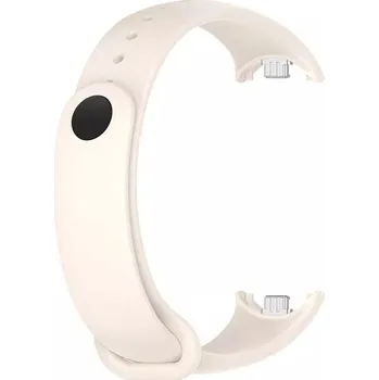 Příslušenství k chytrým hodinkám Silikonový Řemínek Xiaomi Smart Band 8 / 9 / 9 Nfc Barva: Béžová