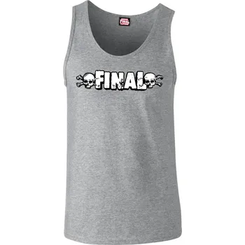 Pánské tílko Pánské tílko FINAL "BIG LOGO" kontura - sportovní šedá Barva: Sportovní šedá, Velikost: L