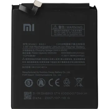 Baterie pro mobilní telefon Xiaomi Baterie pro Xiaomi Mi 5X / Mi A1 / Note 5A, originální, 3000 mAh