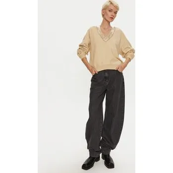 Dámská mikina PINKO Mikina Raboni 104458 A297 Béžová Regular Fit XL