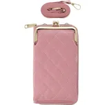 Kabelka na mobil Madley Classic s popruhem růžová