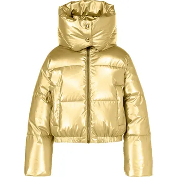 Cyklistické oblečení Dámská bunda Goldbergh Océane Ski Jacket Gold