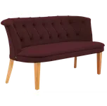 SCALA, pohovka, moření přírodní, látka vínová