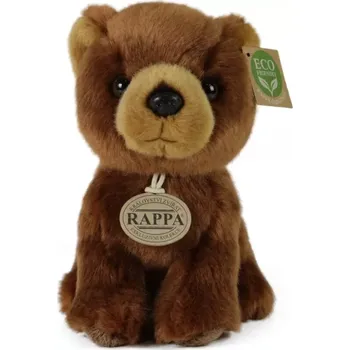plyšák Rappa Plyšový medvěd hnědý 18 cm ECO-FRIENDLY