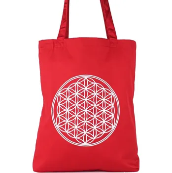 Taška Shoppy Flower of Life červená