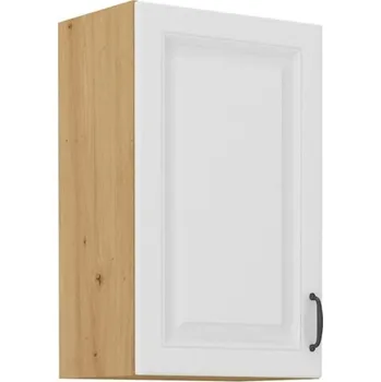 Stolarz-Lempert Kuchyňská skříňka Stilo WHAR - horní 45 G-72 1F, bílá + Artisan