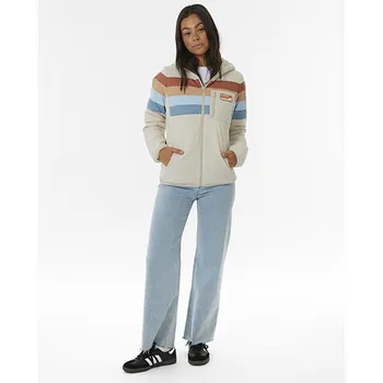 Bunda Rip Curl ANTI-SERIES REVIVAL JACKET Vintage White velikost L