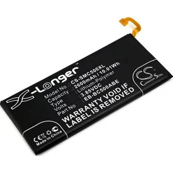 Baterie pro mobilní telefon VHBW Baterie pro Samsung Galaxy C5 / SM-C5000, 2600 mAh