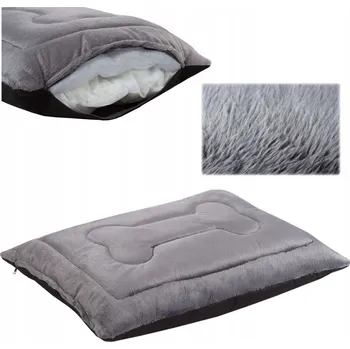 Pelíšek pro psa Welsti polštář pro psa šedá 100 cm x 70 cm