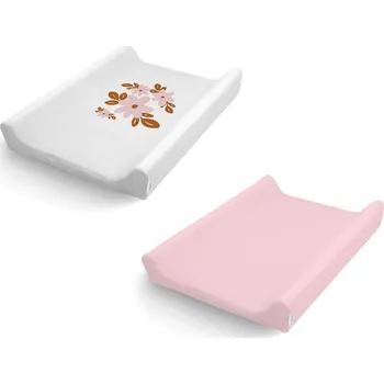 Přebalovací podložka ALBERO MIO Potah na přebalovací podložku (2ks) - Růžové květiny