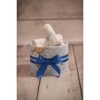 plenkový dort Plenkový dort jednopatrový modrý - S plínkami