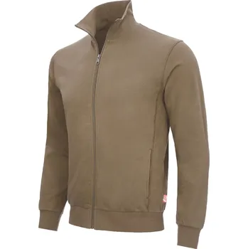 Pánská mikina NITRAS MOTION TEX LIGHT – Pracovní mikina, khaki, OEKO-TEX Velikost: 4XL