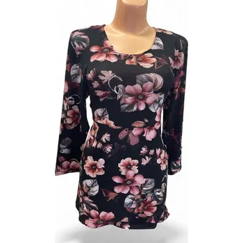 Dámská tunika Halenka PROTUKA, Barva Černá, Velikost 38 - na zakázku, Materiál 96% Viskoza 4% Lycra