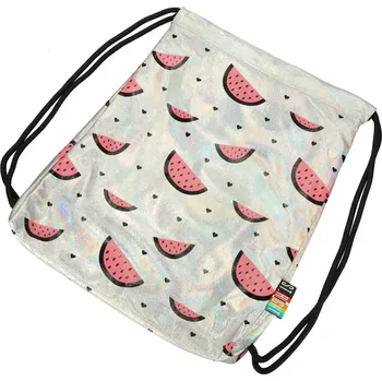 Školní sáček Vak na záda s holografickým efektem s motivem melounů