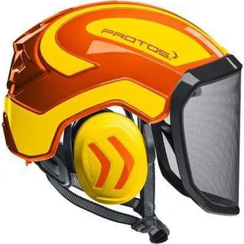 Pracovní přilba Přilba PROTOS INTEGRAL ARBORIST dvoubarevná oranžová/žlutá