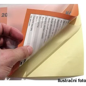 Laminovací fólie Fólie laminovací A4, 80 mikronů, samolepicí (balení 100 ks)