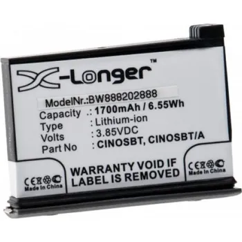 Baterie pro mobilní telefon VHBW Baterie pro Insta360 One X2, 1700 mAh