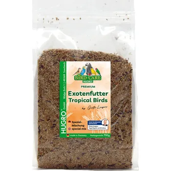 Krmivo pro ptáka 2x700g Hugro Krmivo pro exotické ptáky Super - výhodné balení