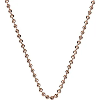 Řetízek Stříbrný řetízek Hot Diamonds Emozioni Rose Gold Bead Chain 18