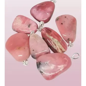 Přívěsek Přívěsek z růžového opálu s chir. ocelí