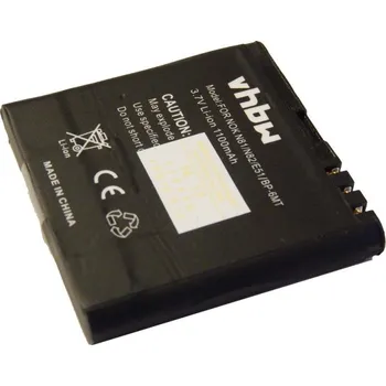 Baterie pro mobilní telefon VHBW Baterie pro Nokia 6720 / E51 / E81 / N81 / N82, BP-6MT, 1100 mAh