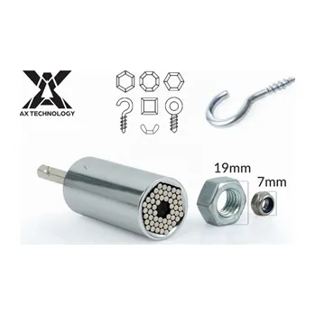 Gola hlavice Univerzální nástrčná hlavice 7-19 mm 1/2" AX US-01