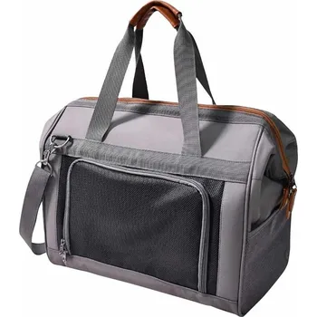 Taška pro psa a kočku Nobby cestovní taška PERKA do 6 kg šedá 43x26x32cm