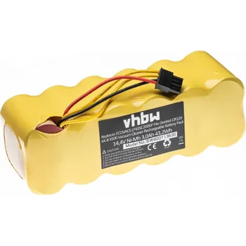 VHBW Baterie pro Profimaster Robot 2712 / Ecovacs Deebot CR120 / iLife X500, 3000 mAh