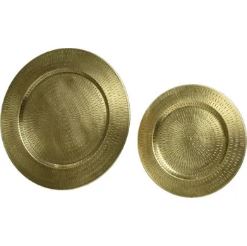 Váza Kaemingk Dekorativní tác, embosovaný, 40 cm, zlatý, Kaeming