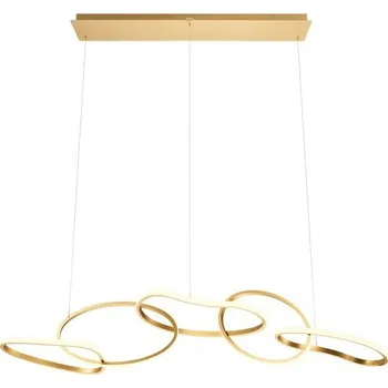 Dětské svítidlo Redo 01-3392 LED závěsné stropní svítidlo BIAS | 120W integrovaný LED zdroj | 9433lm | 3000+4500+6500K + LED PŘISAZENÉ STROPNÍ SVÍTIDLO VERSO 1X24,5W | 3000LM | 3000K - NASTAVITELNÉ, 3 FÁZOVÉ STMÍVÁNÍ, HLINÍK