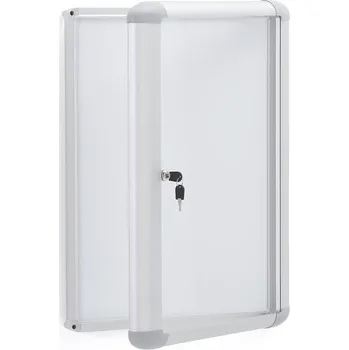 Knihovna Informační vitrína HAZEL, interiérová, se zámkem, 690x595 mm