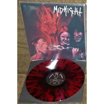 Zahraniční hudba LP Midnight: No Mercy For Mayhem 2022 Coloured Red With Black Splatter Vinyl Limited Edition