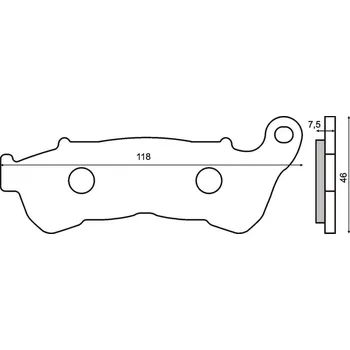 Brzda pro motocykl CL Brakes Brzdové destičky 2540 CL 200.3082.MS