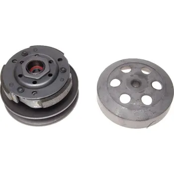 Motor pro motocykl Baotian Zadní řemenice + spojka (1) ZD0101