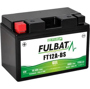 Motobaterie Fulbat Baterie YT12A 10Ah GEL - aktivovaná 700.550679