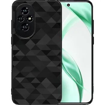 Pouzdro na tablet VSECHNONAMOBIL 88858 MY ART Ochranný kryt pro Honor 200 Pro BLACK TRIANGLES (232)