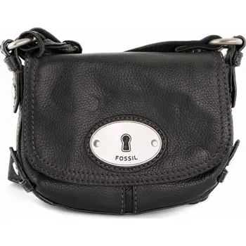 Kabelka Dámská kabelka Fossil Shoulderbag Maddox Small Flap Black černá