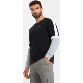 Pánská mikina Pánská mikina s raglánovými rukávy černá