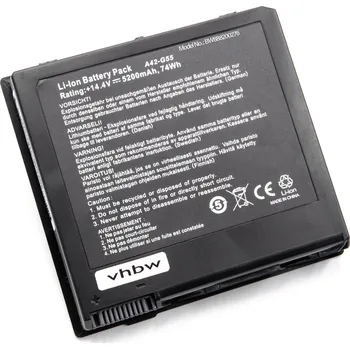 Baterie k notebooku VHBW Baterie pro Asus G55 / G55V / G55VM, 5200 mAh